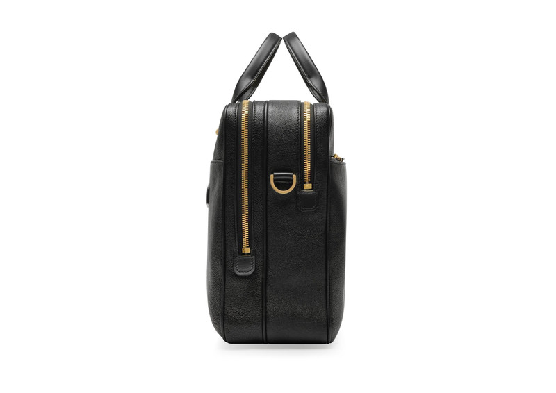 TOM FORD GRAIN LEATHER DOUBLE ZIP BRIEFCASE outlook