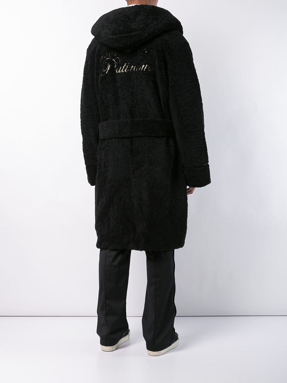 fur robe coat - 4