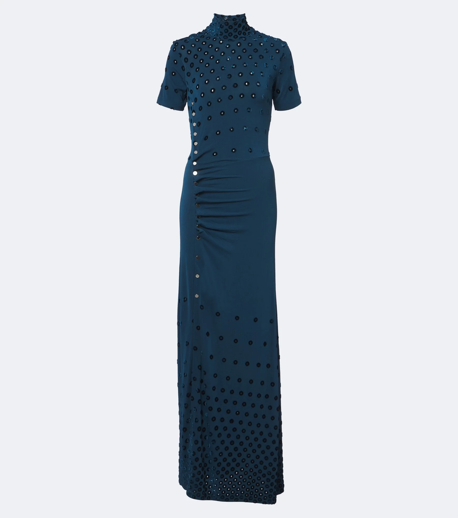 Appliqué gown - 1