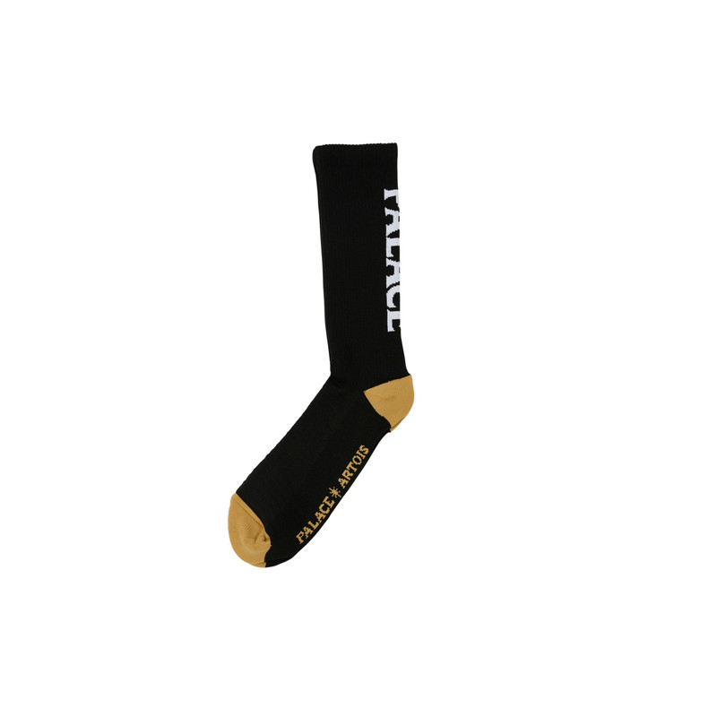 PALACE STELLA ARTOIS COURT SOCK BLACK 1