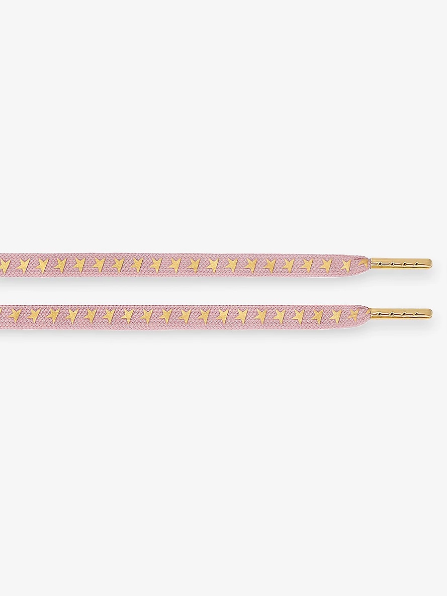 Star-Print Woven Laces - 2