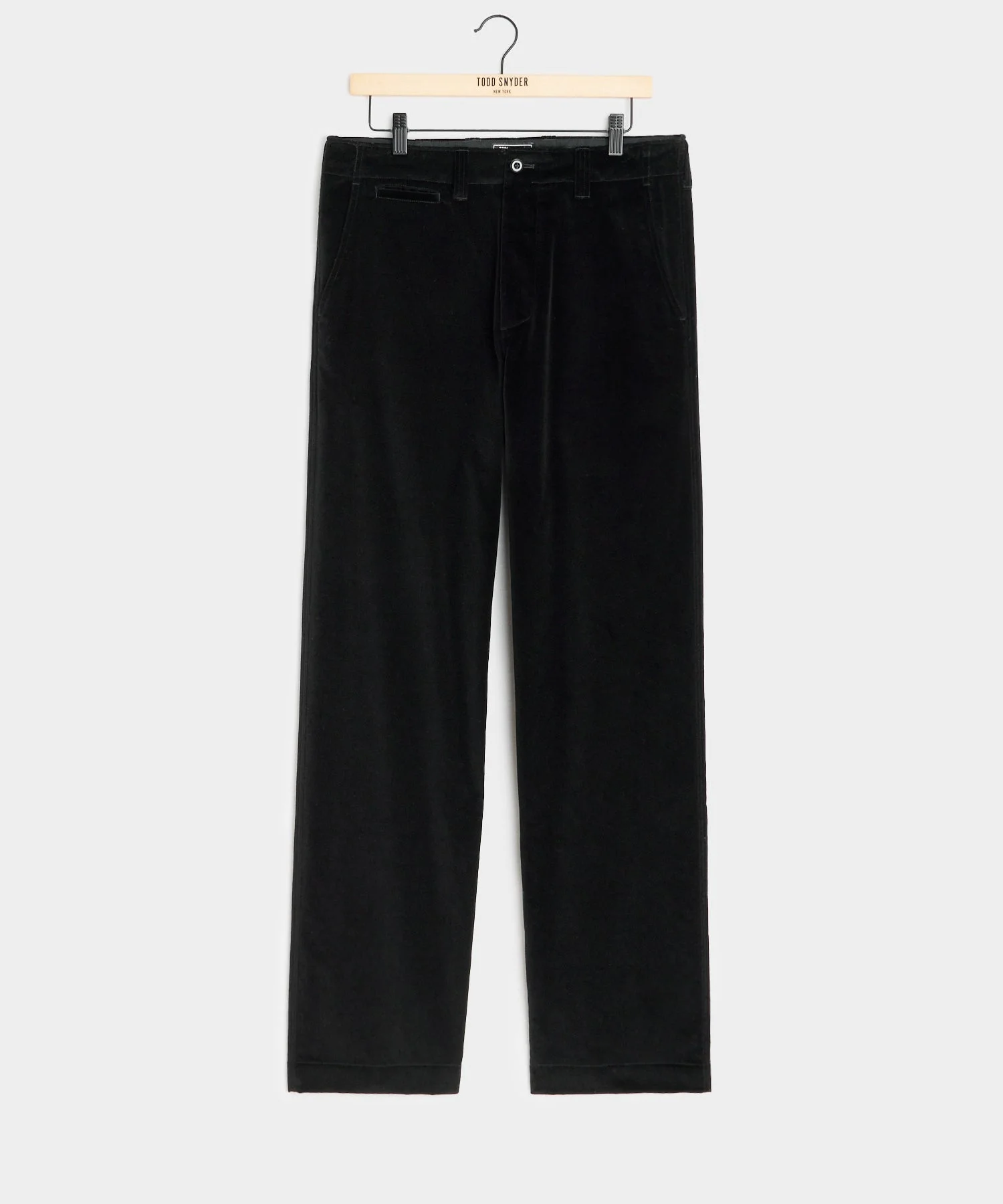 Relaxed Italian Velvet Trouser - 1