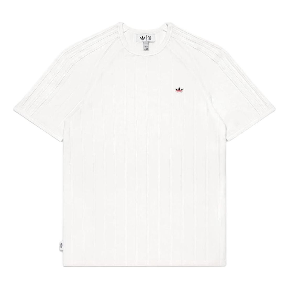 adidas x CLOT Rib T-shirt Asia Sizing 'White' JC8170 - 1