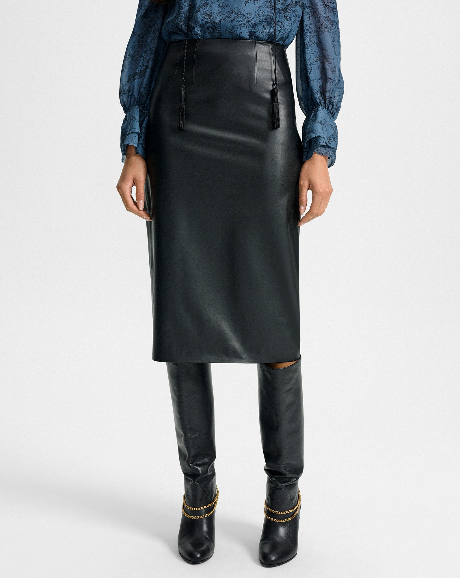 HOLMES MIDI PENCIL SKIRT - 3