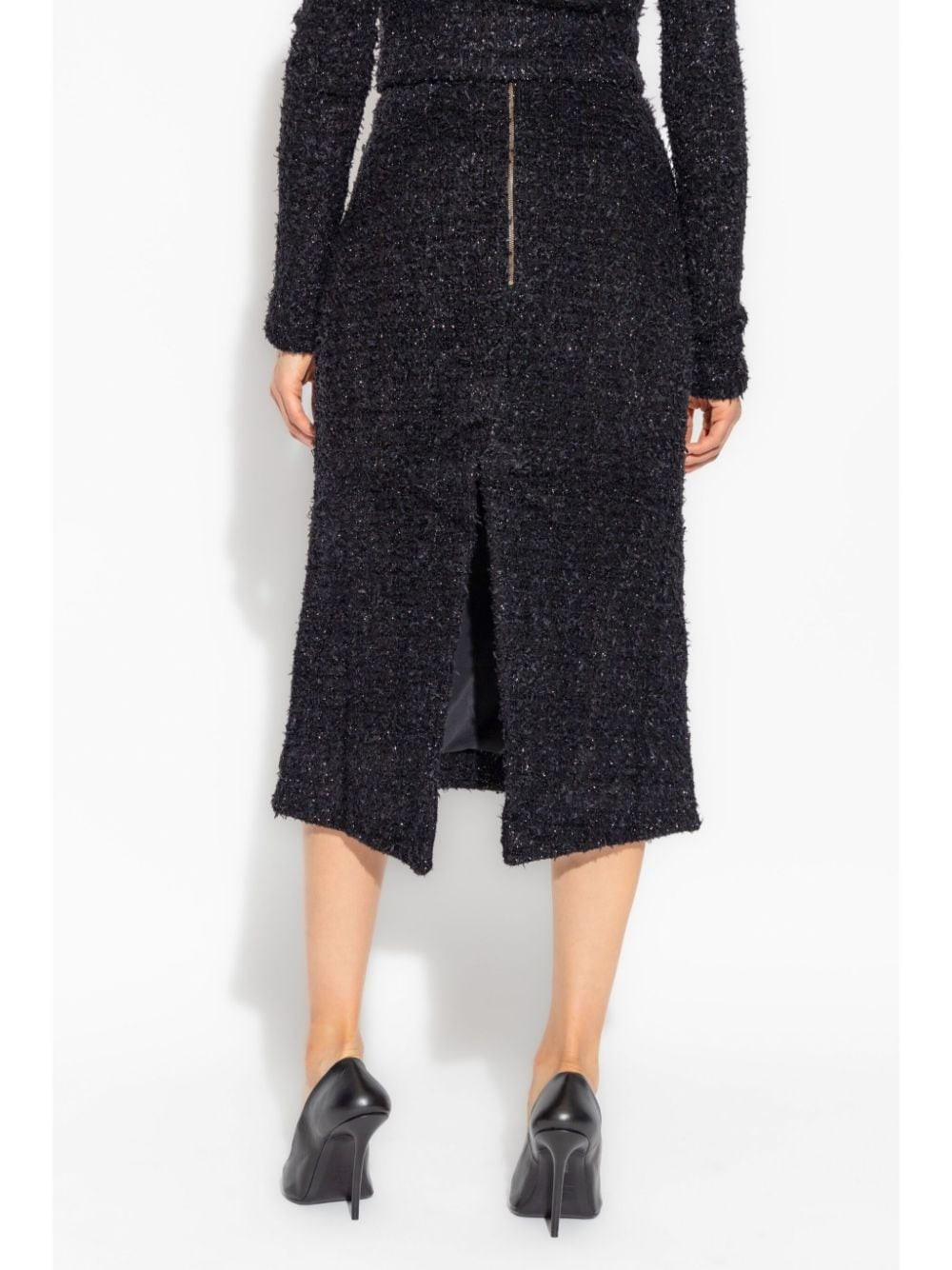Tweed midi skirt - 4