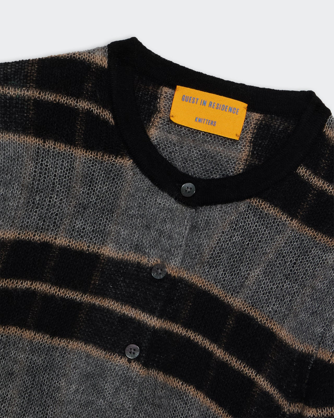 Shadow Plaid Cardigan - 2