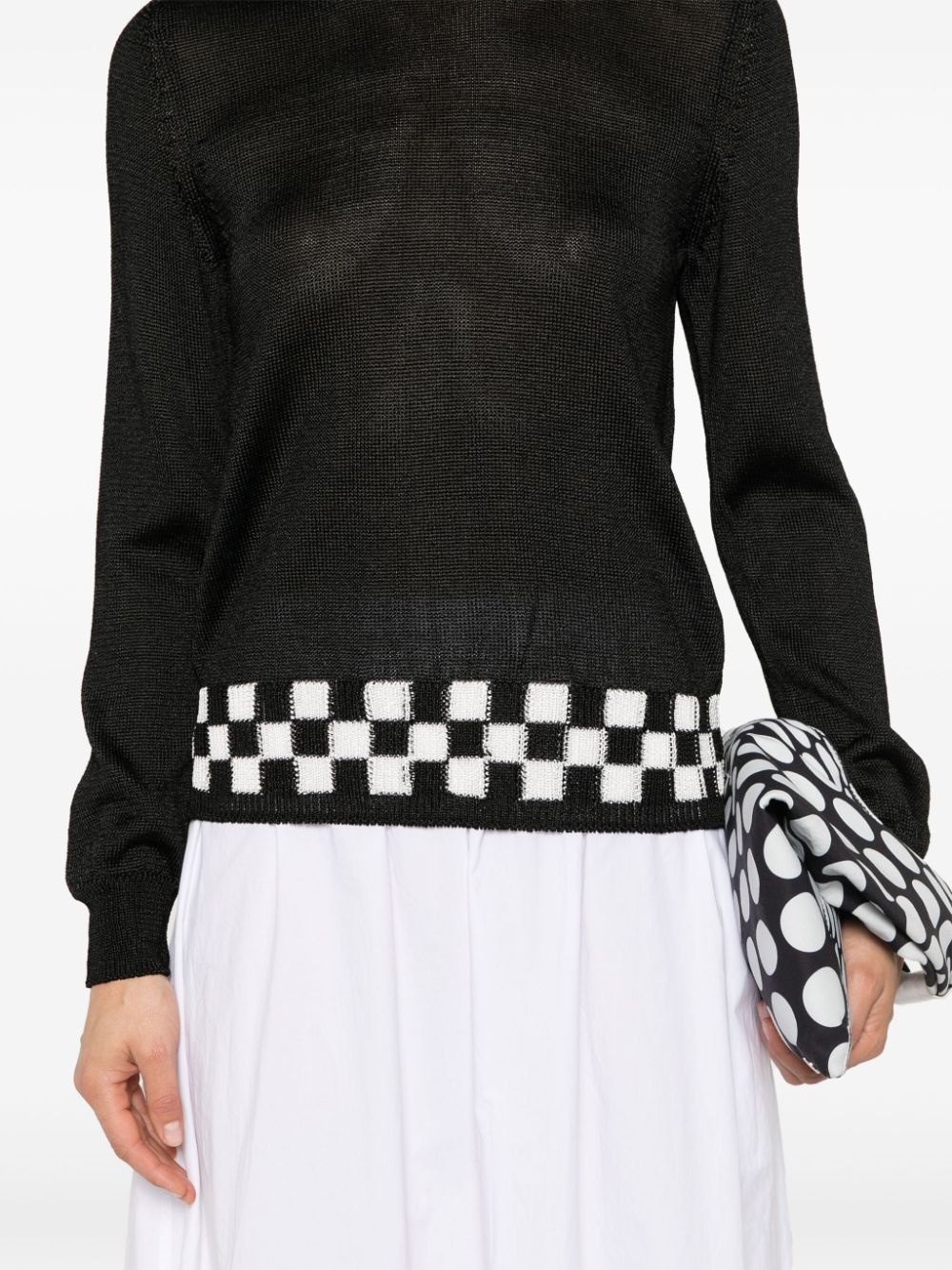 check-detail jumper - 5