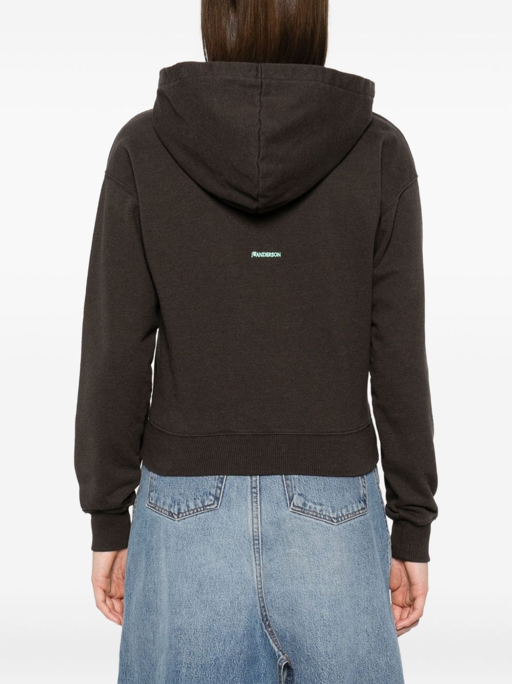 tie-fastening hoodie - 4