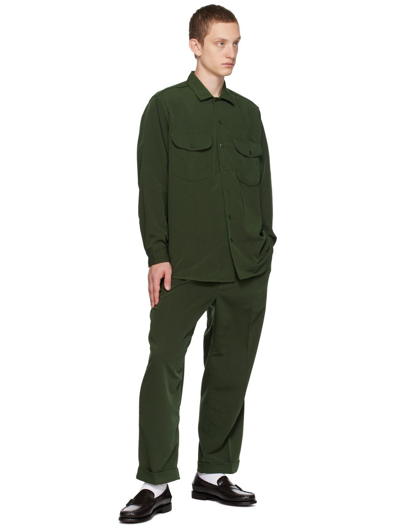 BEAMS PLUS Green Button Shirt outlook