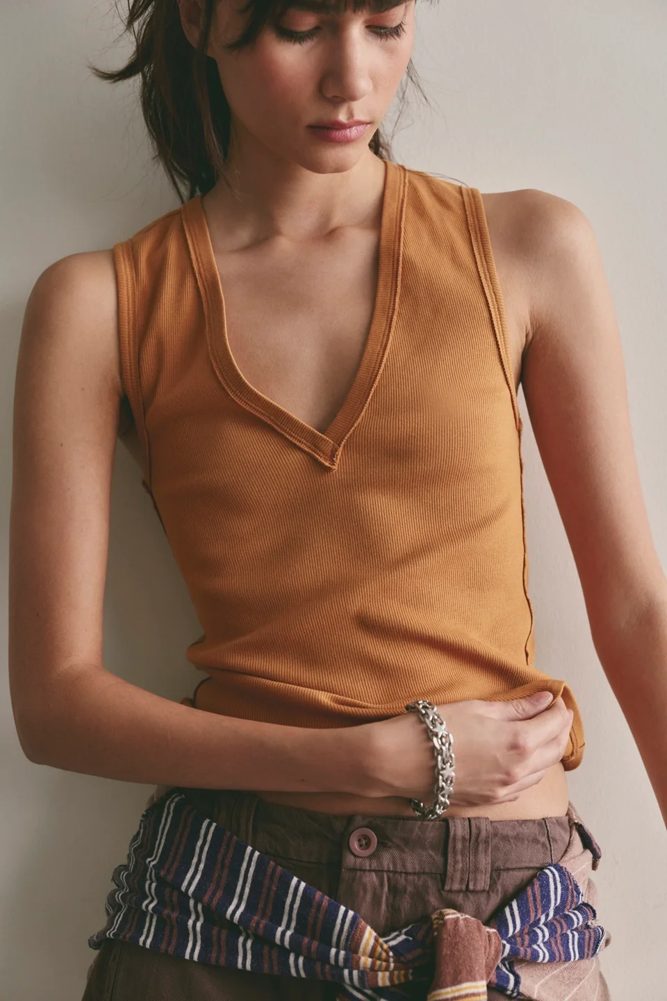 We The Free Neria V-Neck Tank Top - 1
