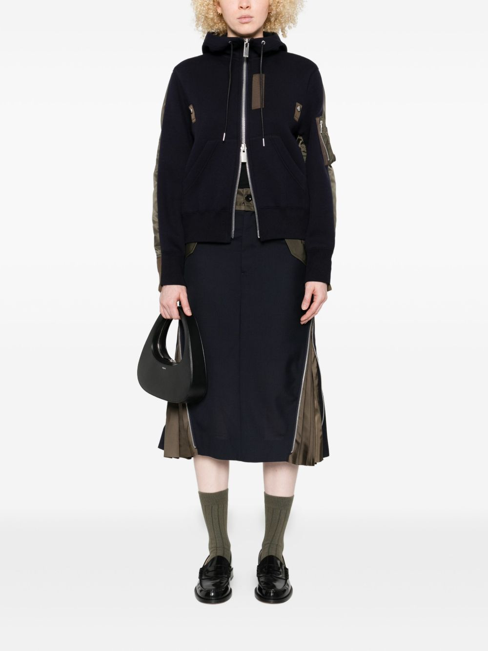pleated-detail skirt - 2