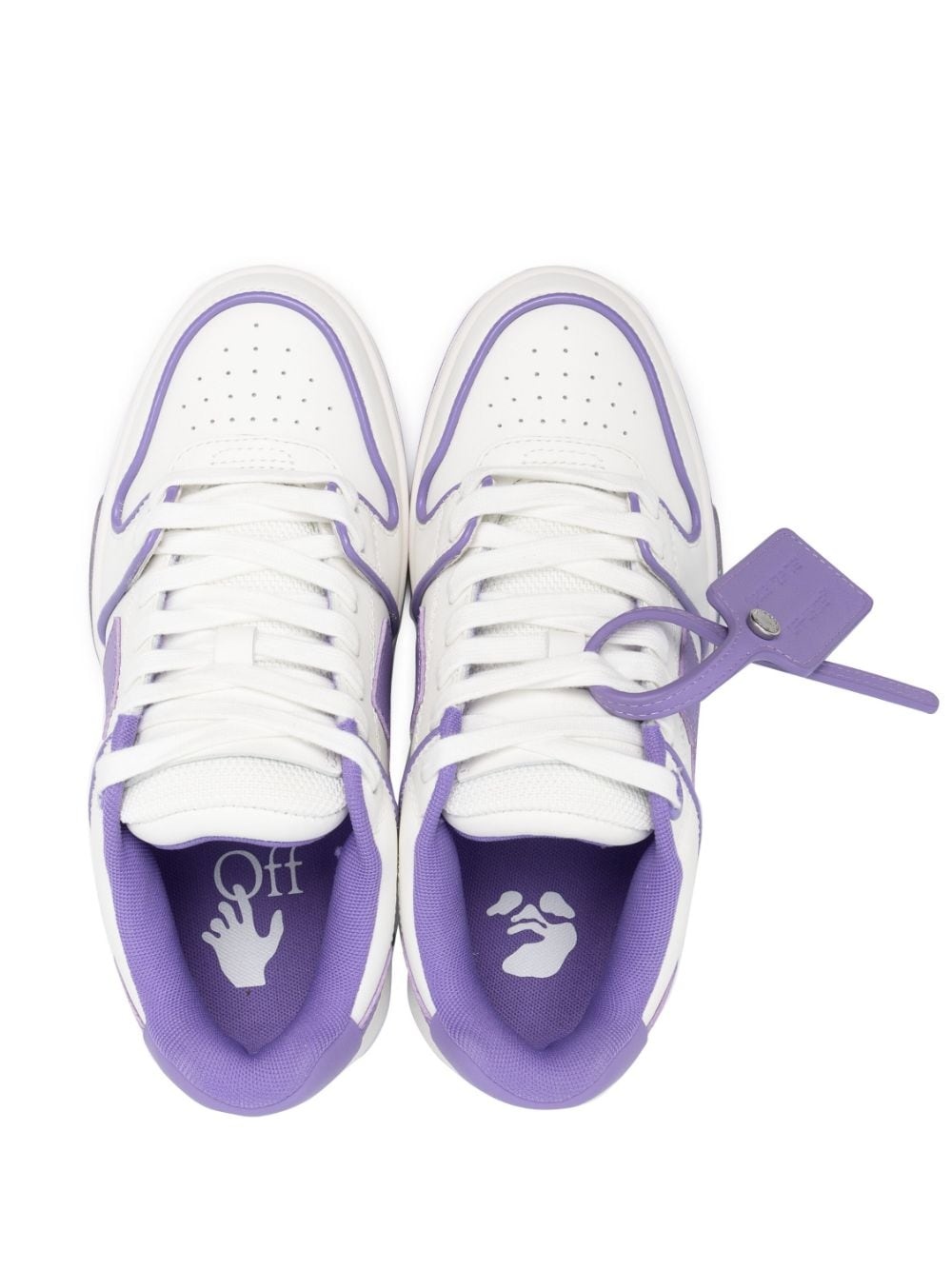 Out Of Office low-top leather sneakers - 8