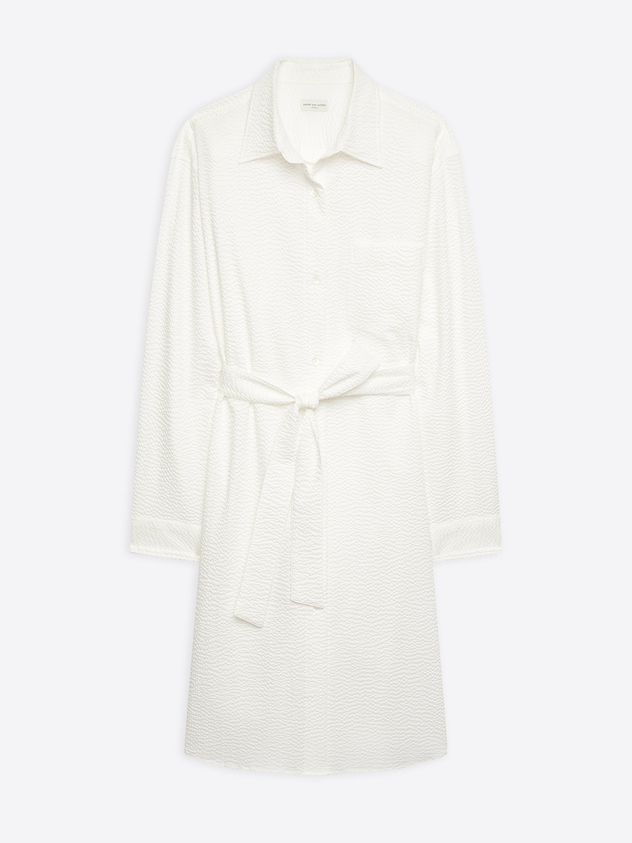 BELTED SHIRT DRESS - 1
