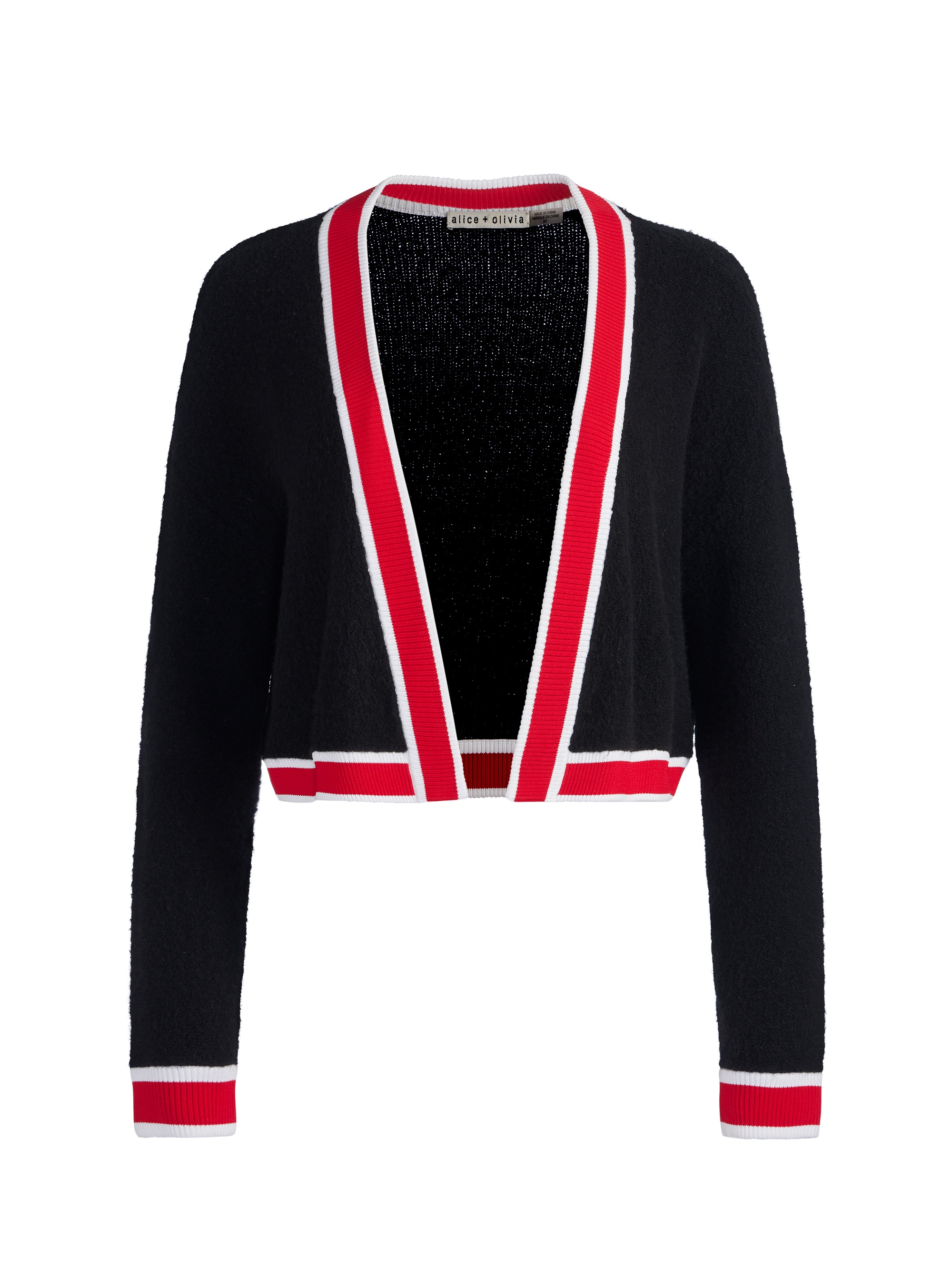 Alice + Olivia JUANA CROPPED CARDIGAN | REVERSIBLE