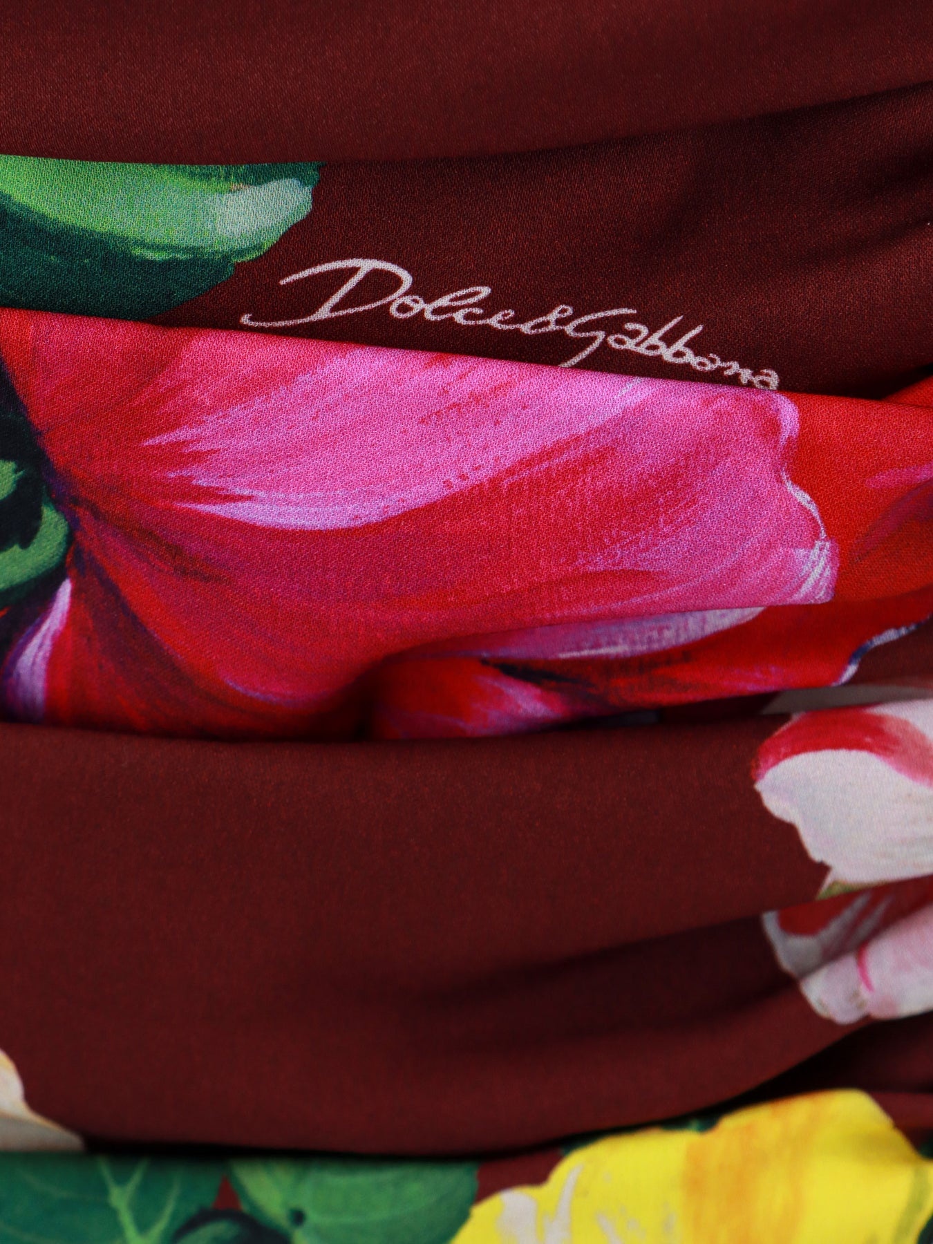 Stretch silk dress with floral print - 3