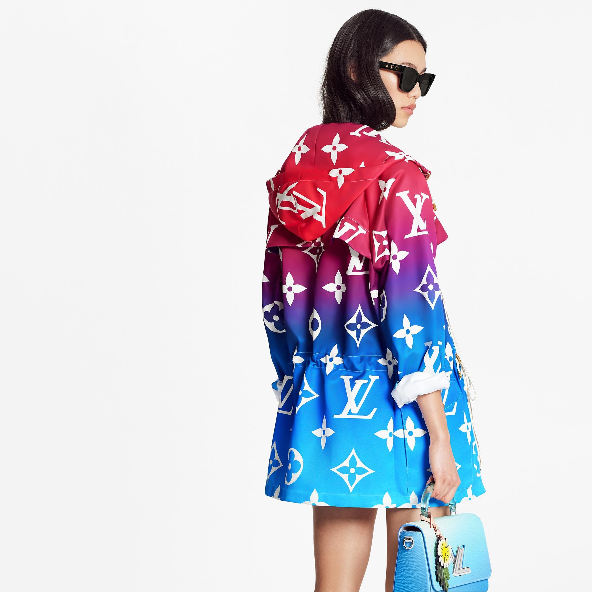 Sunset Monogram Lightweight Hooded Parka - 5
