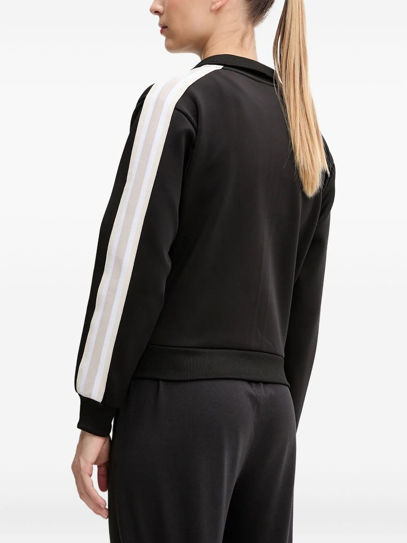 stripe-detail zip-up sweatshirt 3