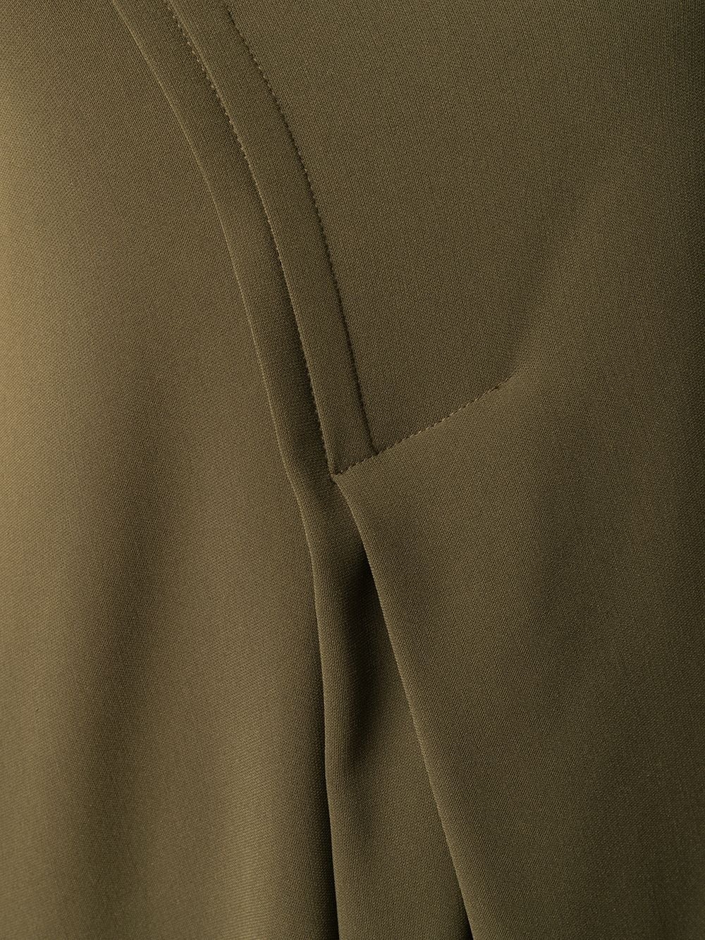 draped-detail midi dress - 5