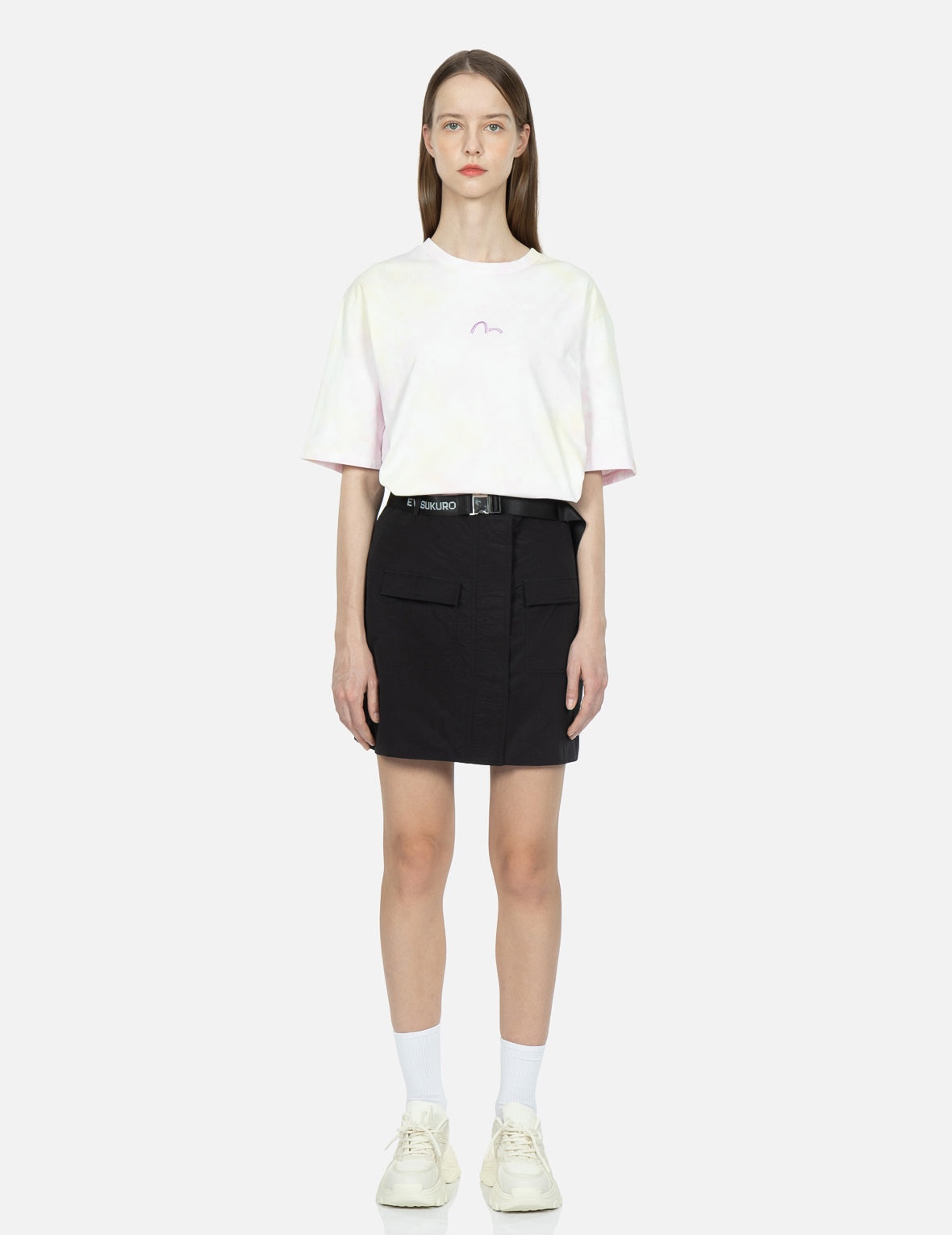 Logo Printed Belt Skirt - 5