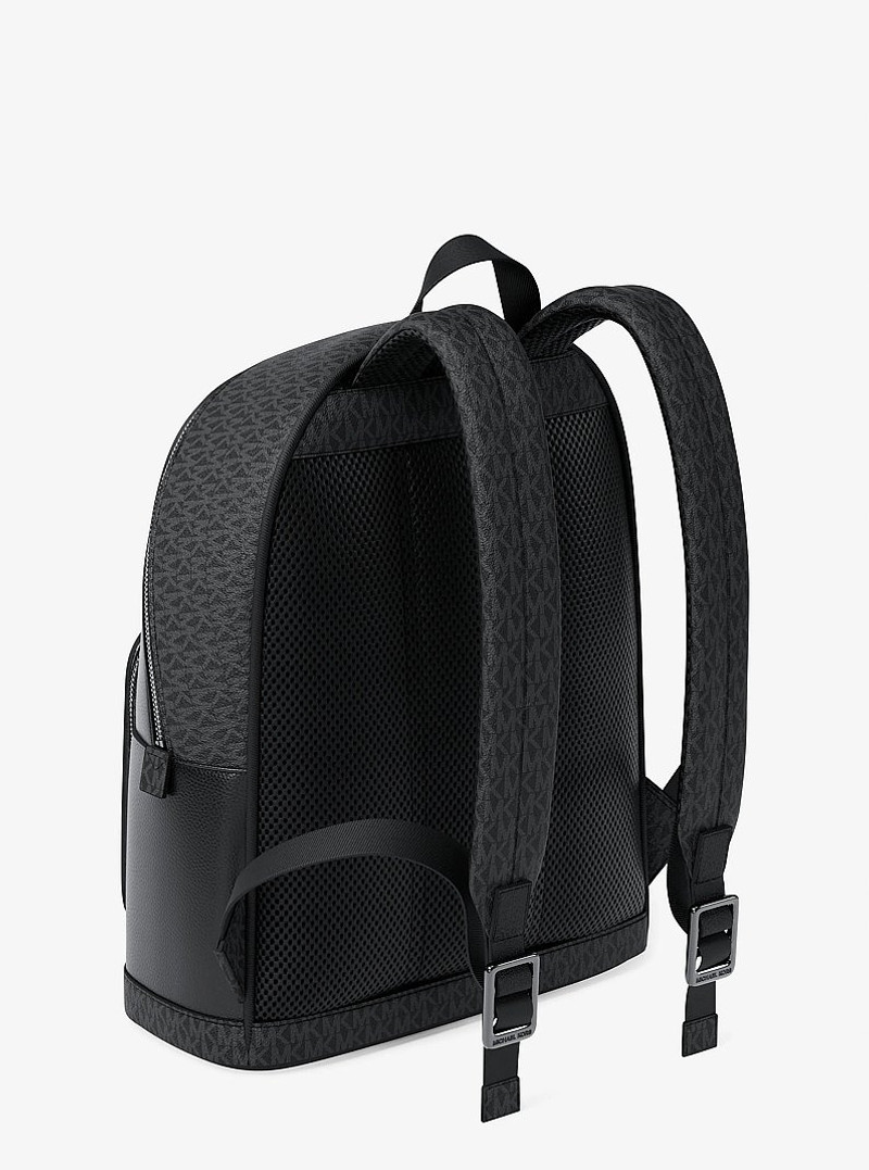 Cooper Medium Pebbled Leather and Signature Logo Commuter Backpack 5