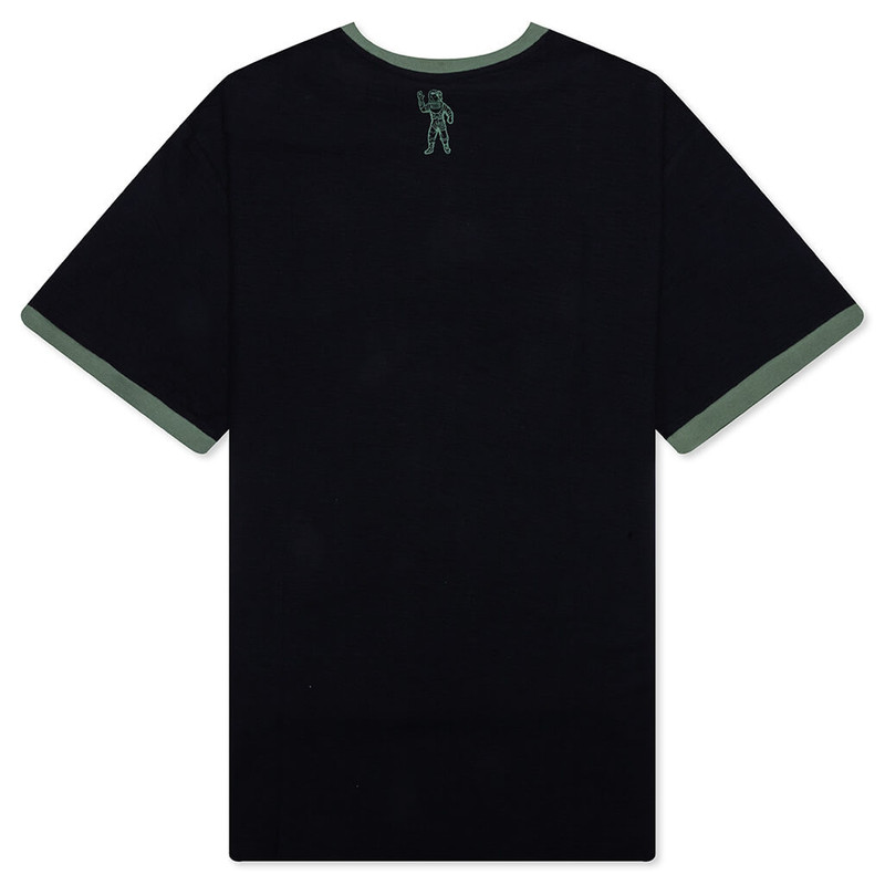BILLIONAIRE BOYS CLUB RECORD S/S KNIT SHIRT- BLACK outlook