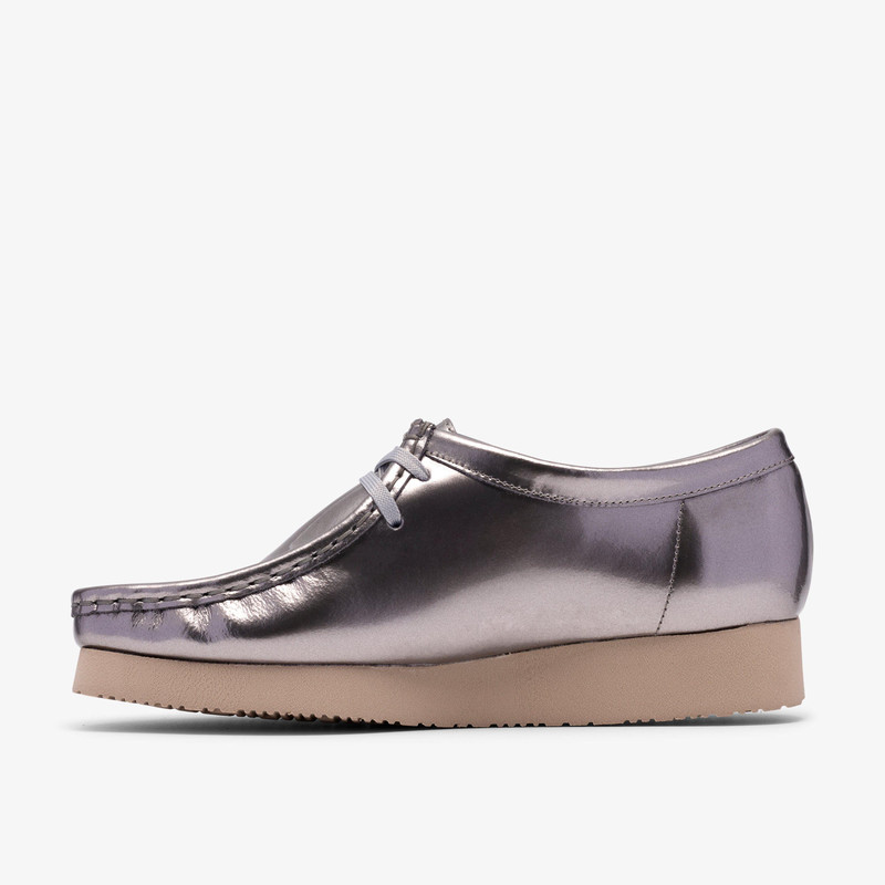 Clarks Originals Wallabee 2604 Silver Patent outlook
