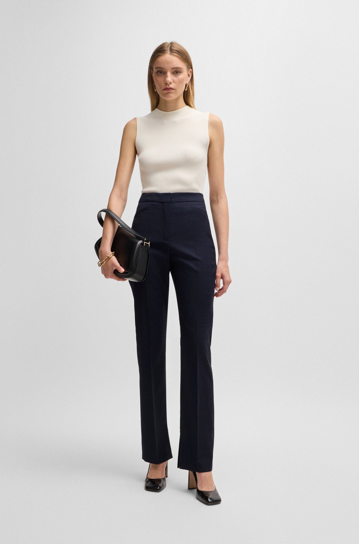 SLIM-LEG TROUSERS - 3