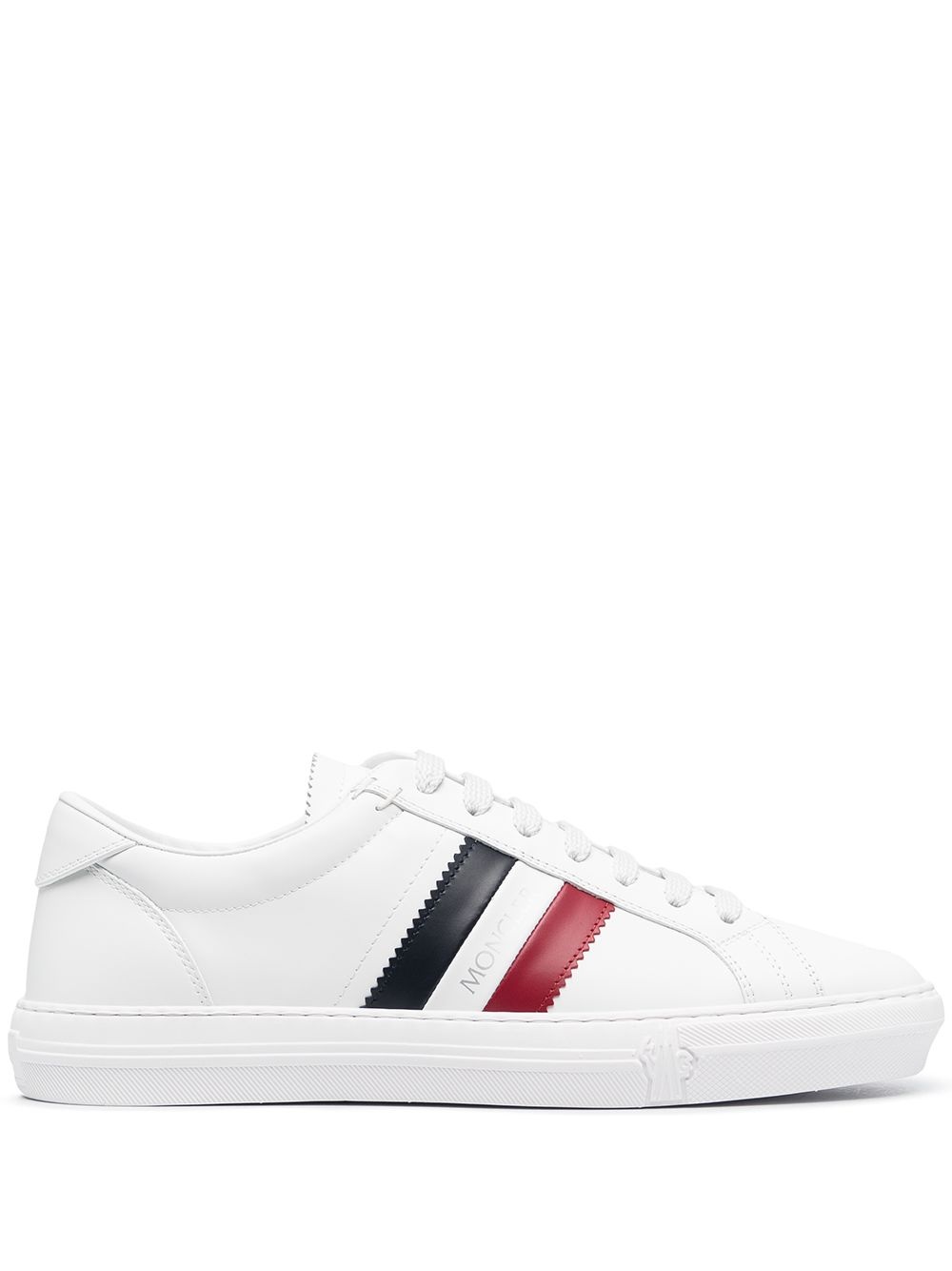 Monaco stripe-detail sneakers - 1