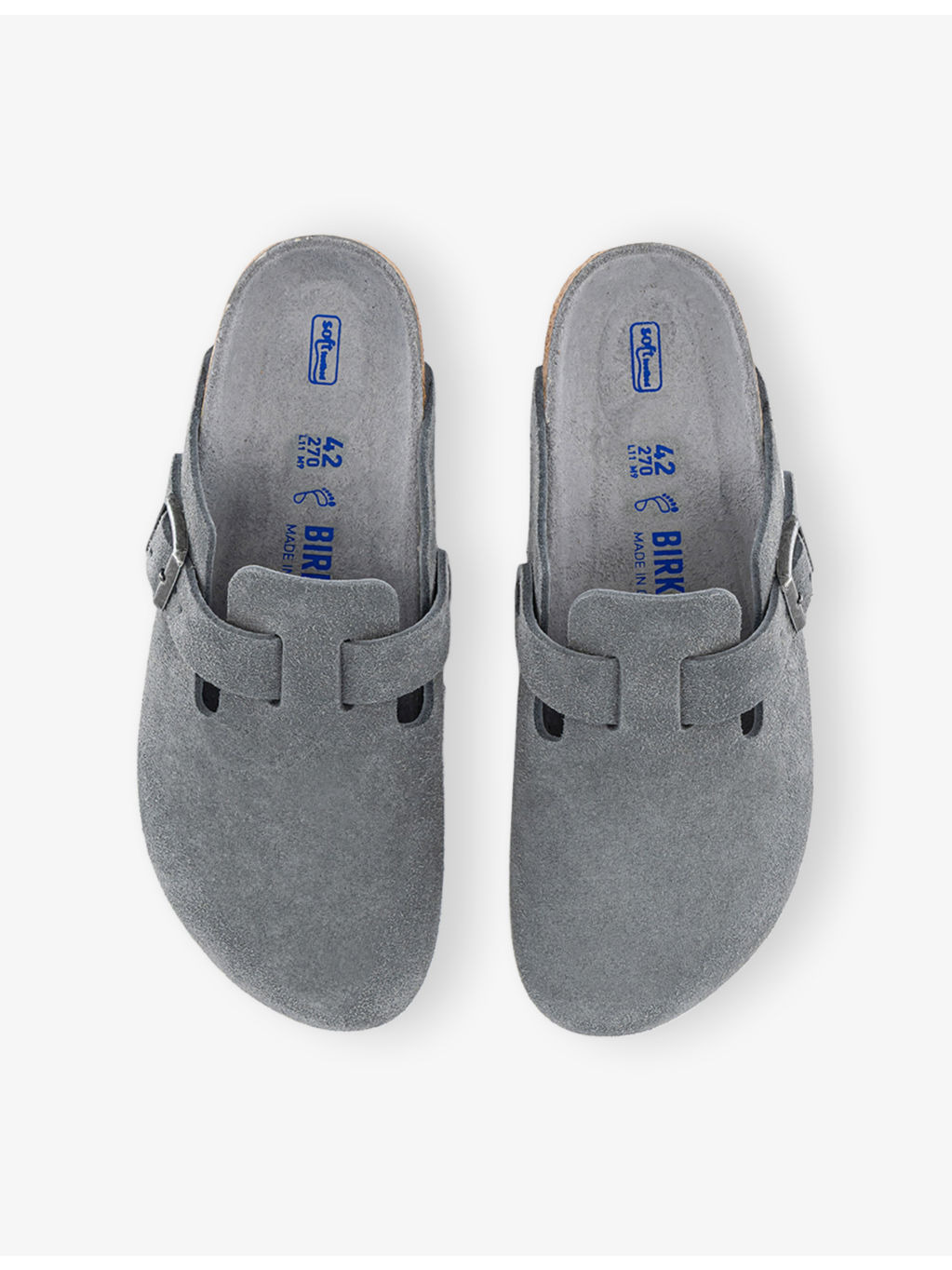 Boston Suede Clogs - 2