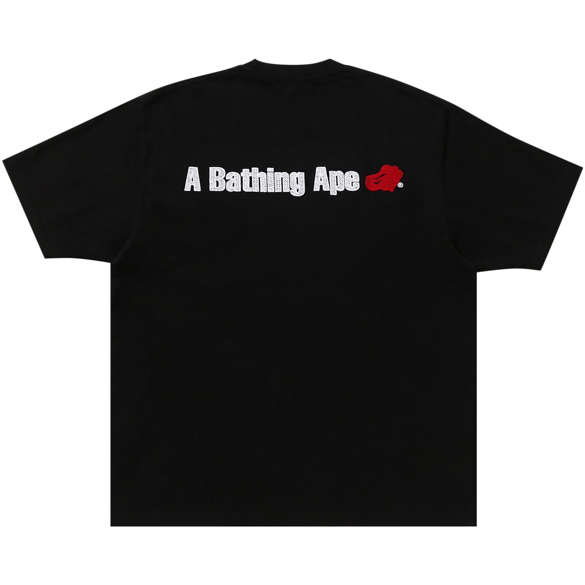 BAPE Circular Ape Head Relaxed Fit Tee 'Black' - 2