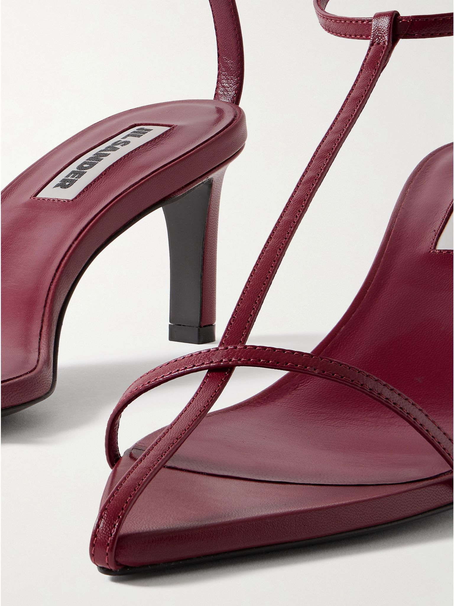 Leather sandals Red - 4