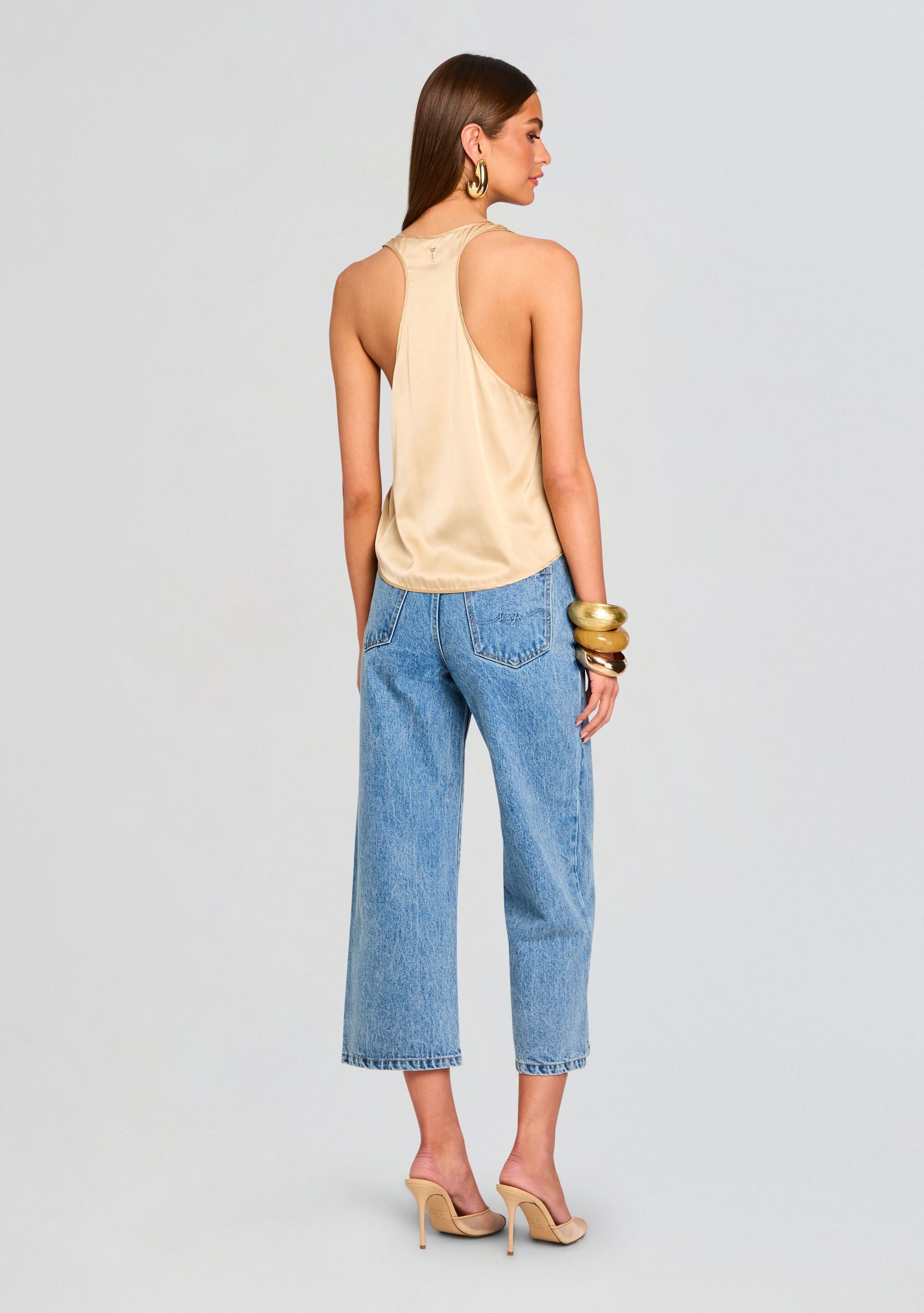 KIRT WIDE LEG CROPPED JEANS - 4