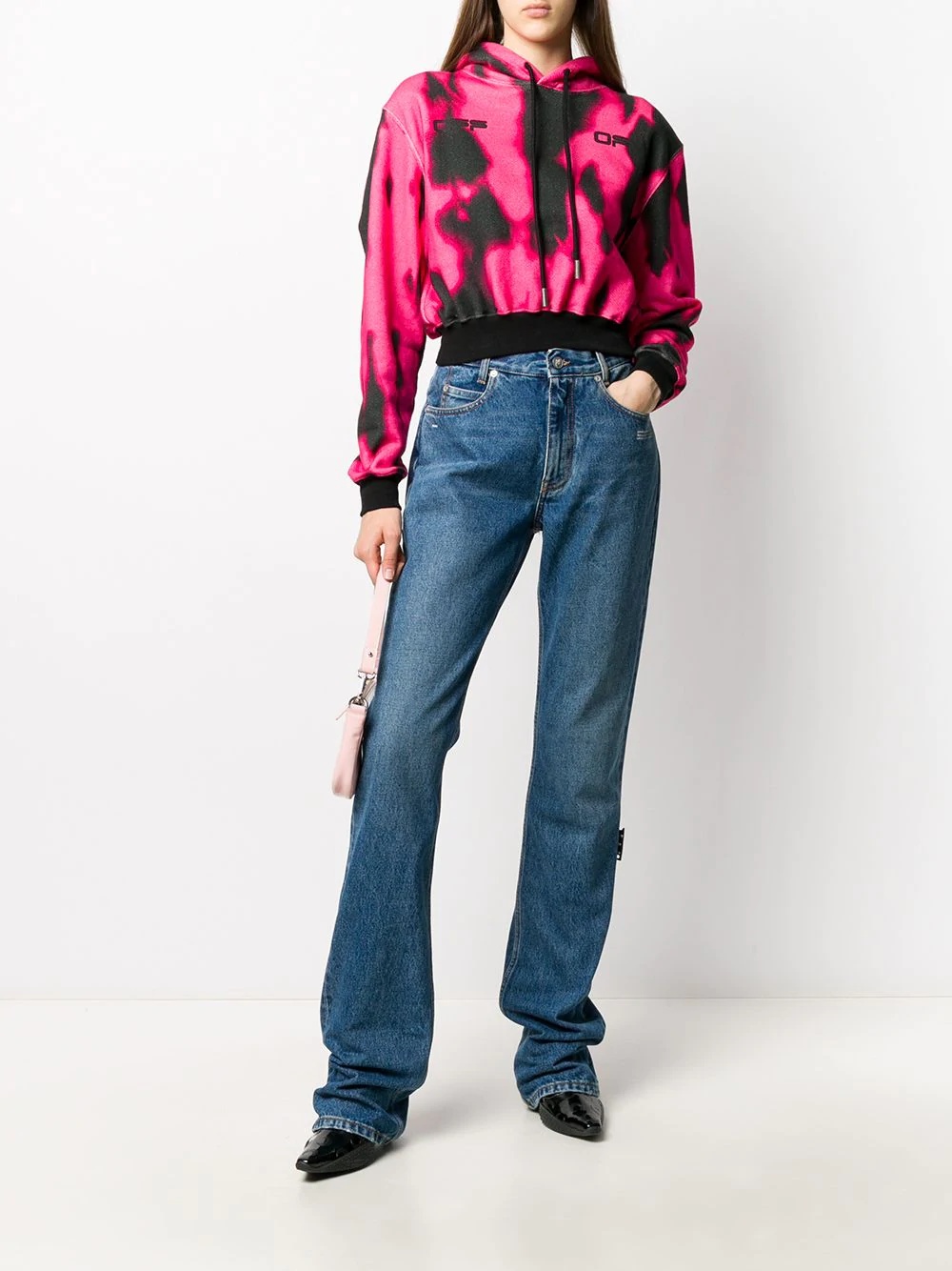 logo-print straight-leg jeans - 2