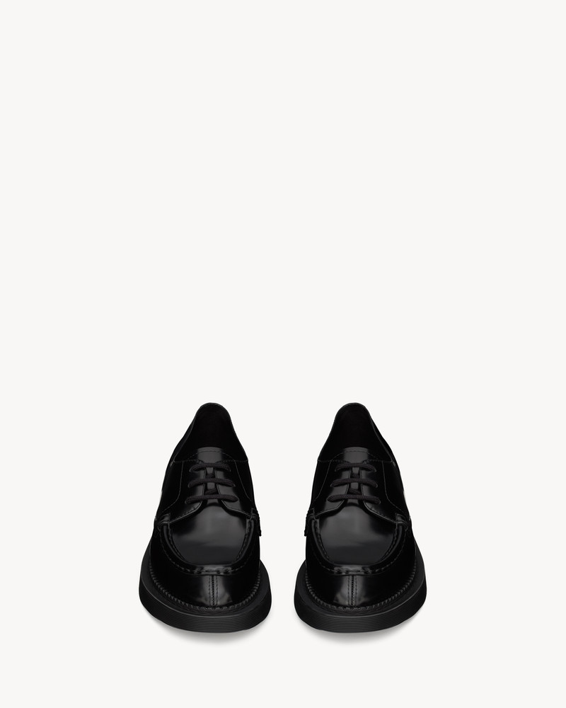 SAINT LAURENT WIM DERBIES IN SMOOTH LEATHER outlook
