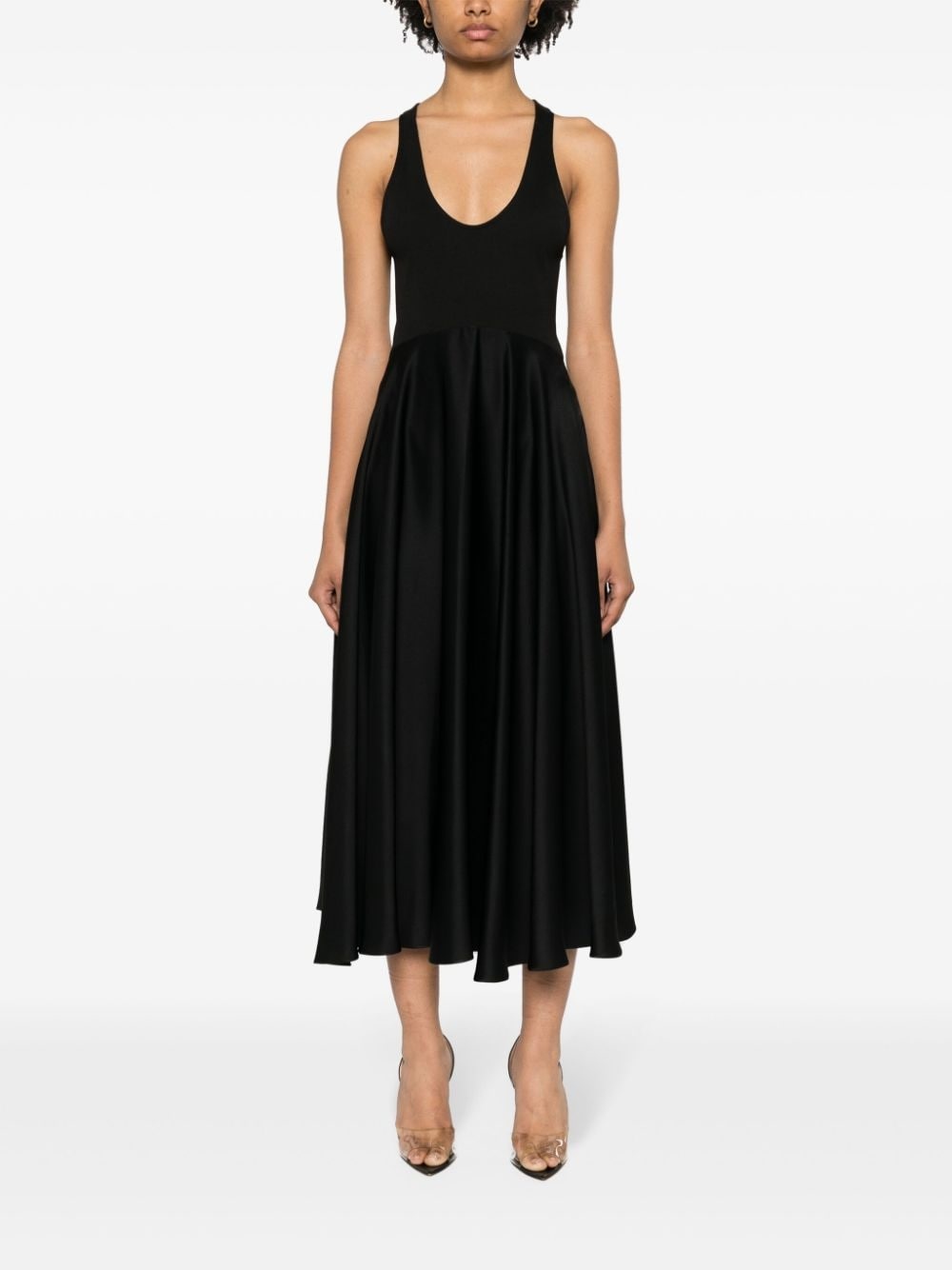 criss-cross flared dress - 3
