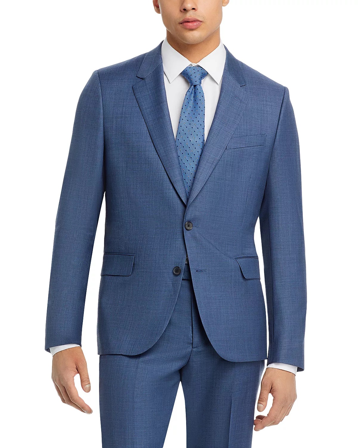 Soho Sharkskin Extra Slim Fit Suit - 4