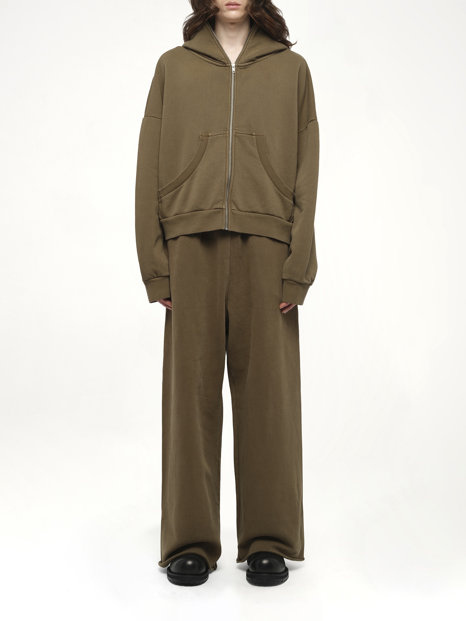 Eternal Zip Hoodie in Military - 7