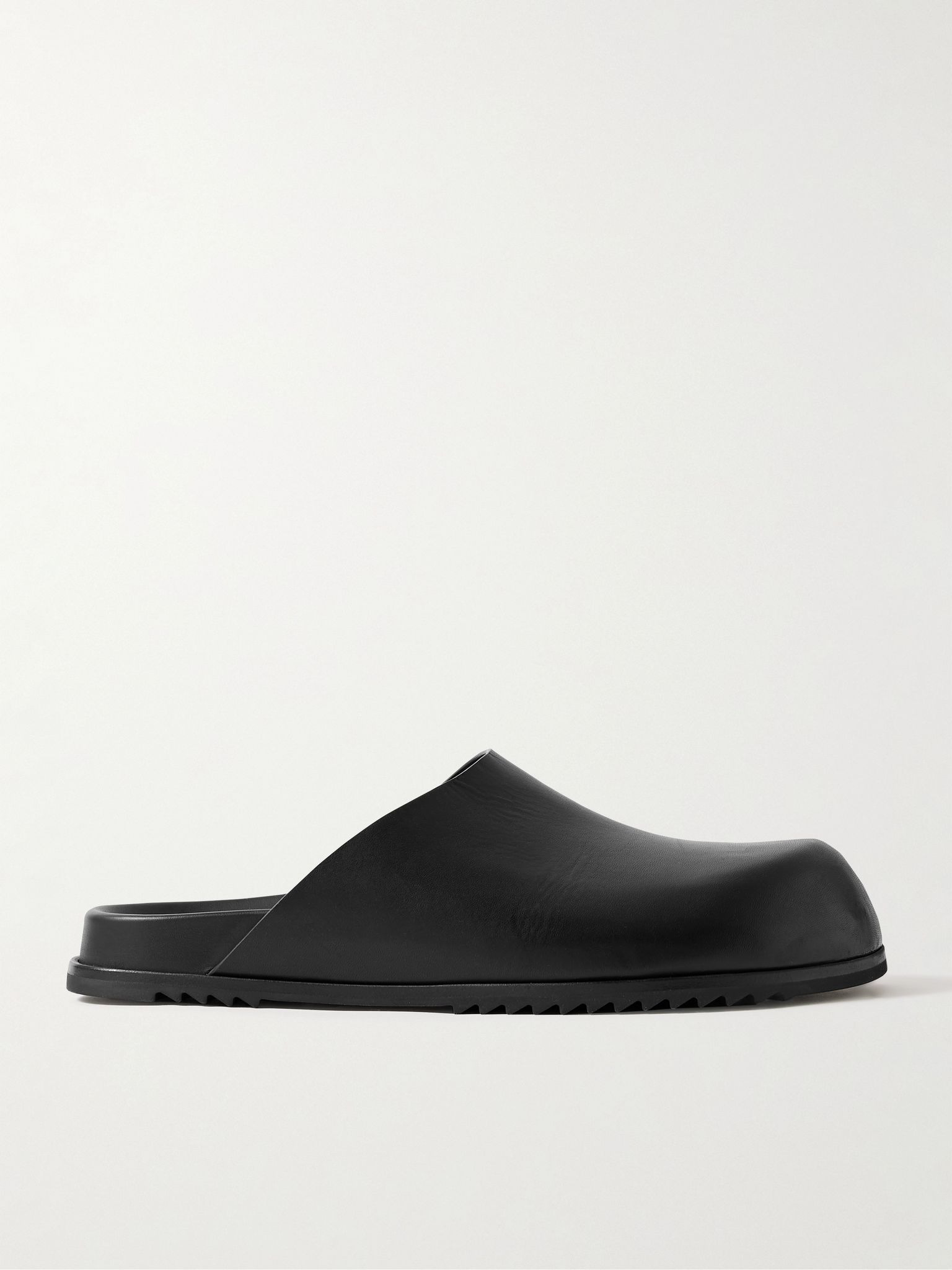 Granola Leather Mules Black - 1