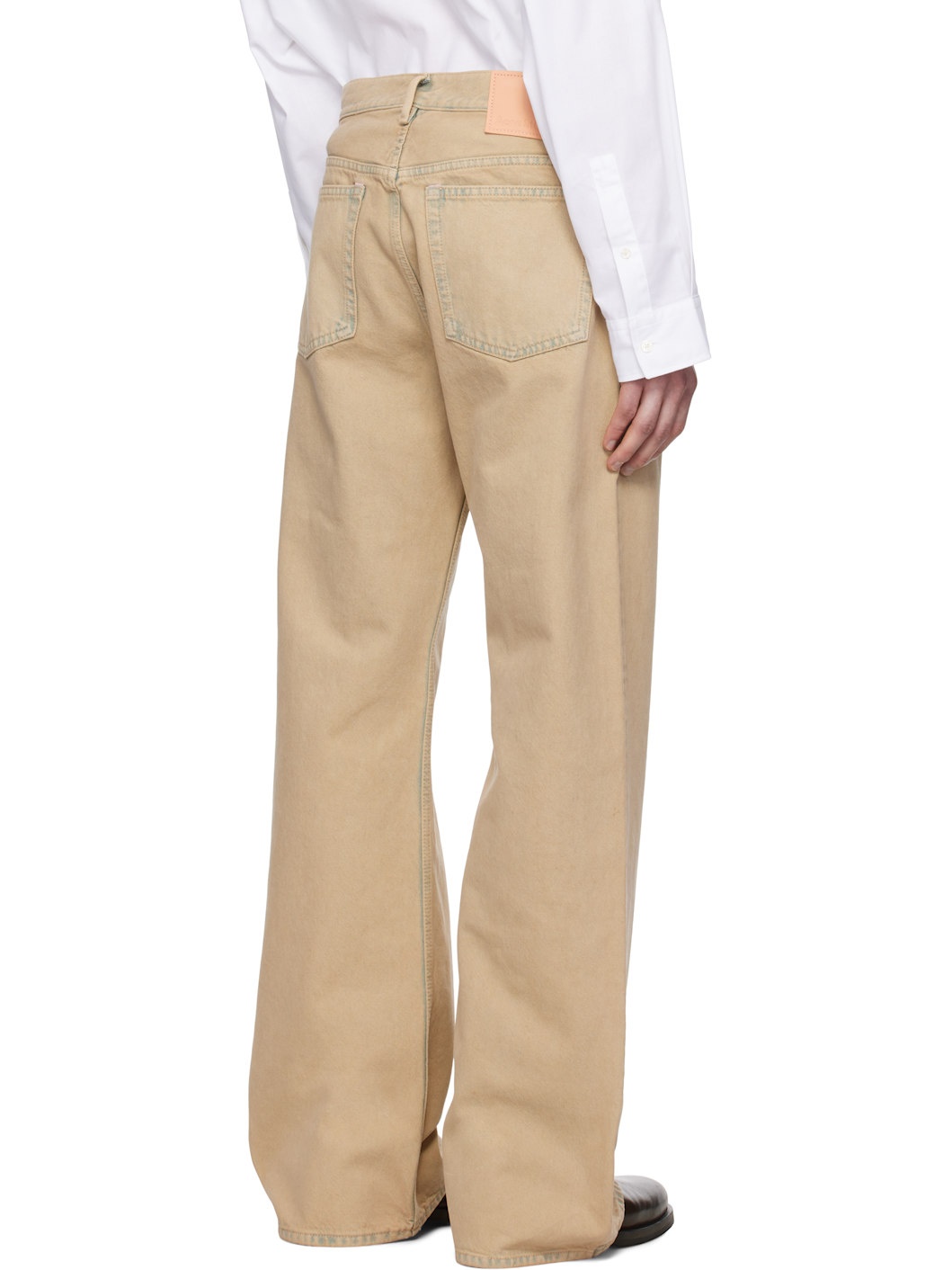 Beige Loose Fit 2021M Jeans - 3