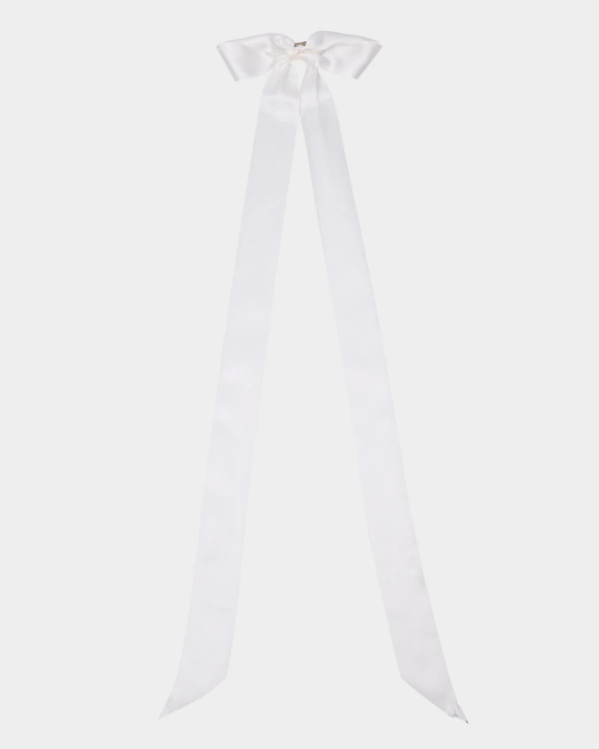 Alexandra Long Silk Bow - 1