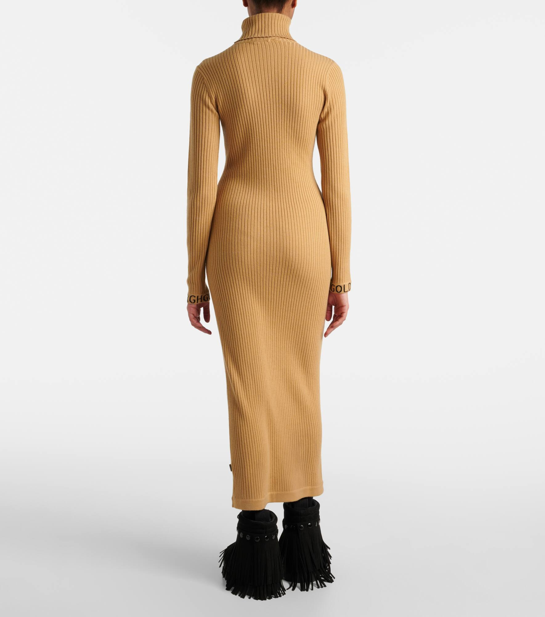 Mireille ribbed-knit maxi dress - 3