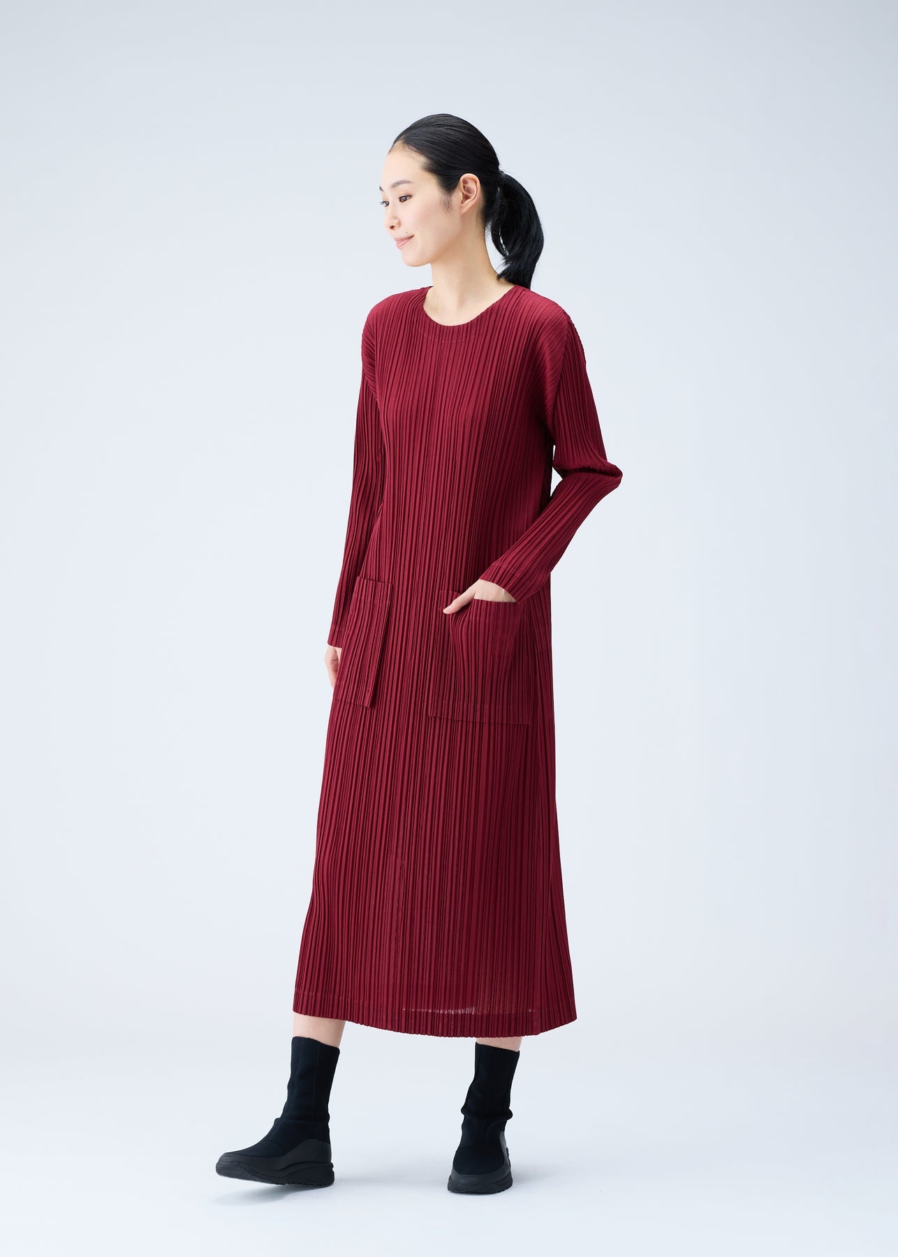 RAMIE PLEATS DRESS - 5