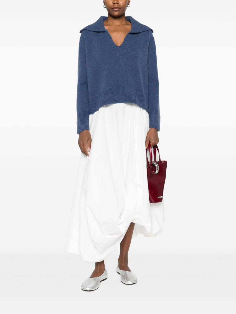 arch4 ribbed-hem cashmere sweater outlook