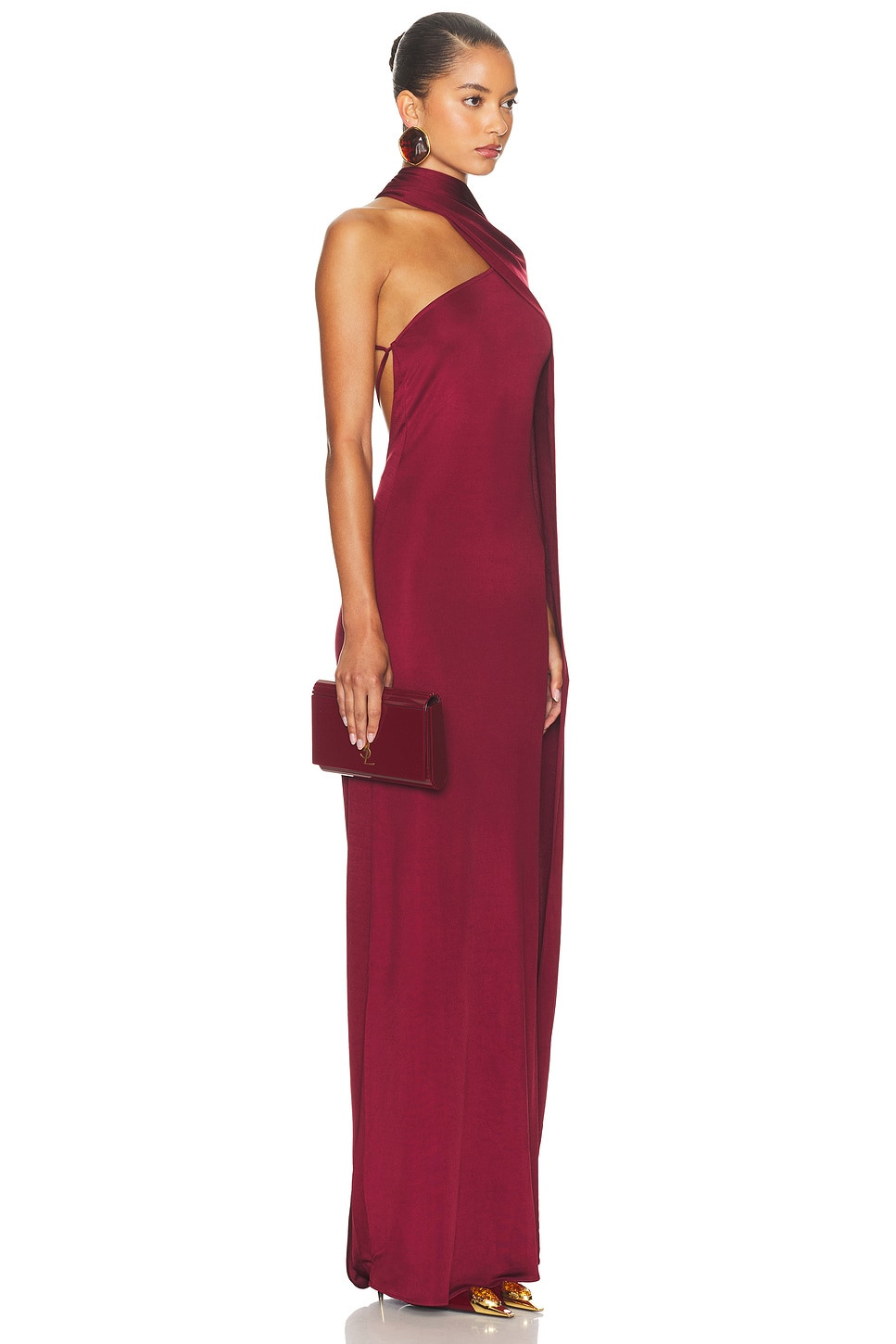 The Muse Cape Jersey Dress - 2