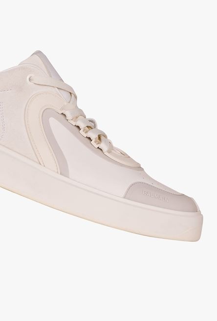 White leather and suede B-Skate sneakers - 6