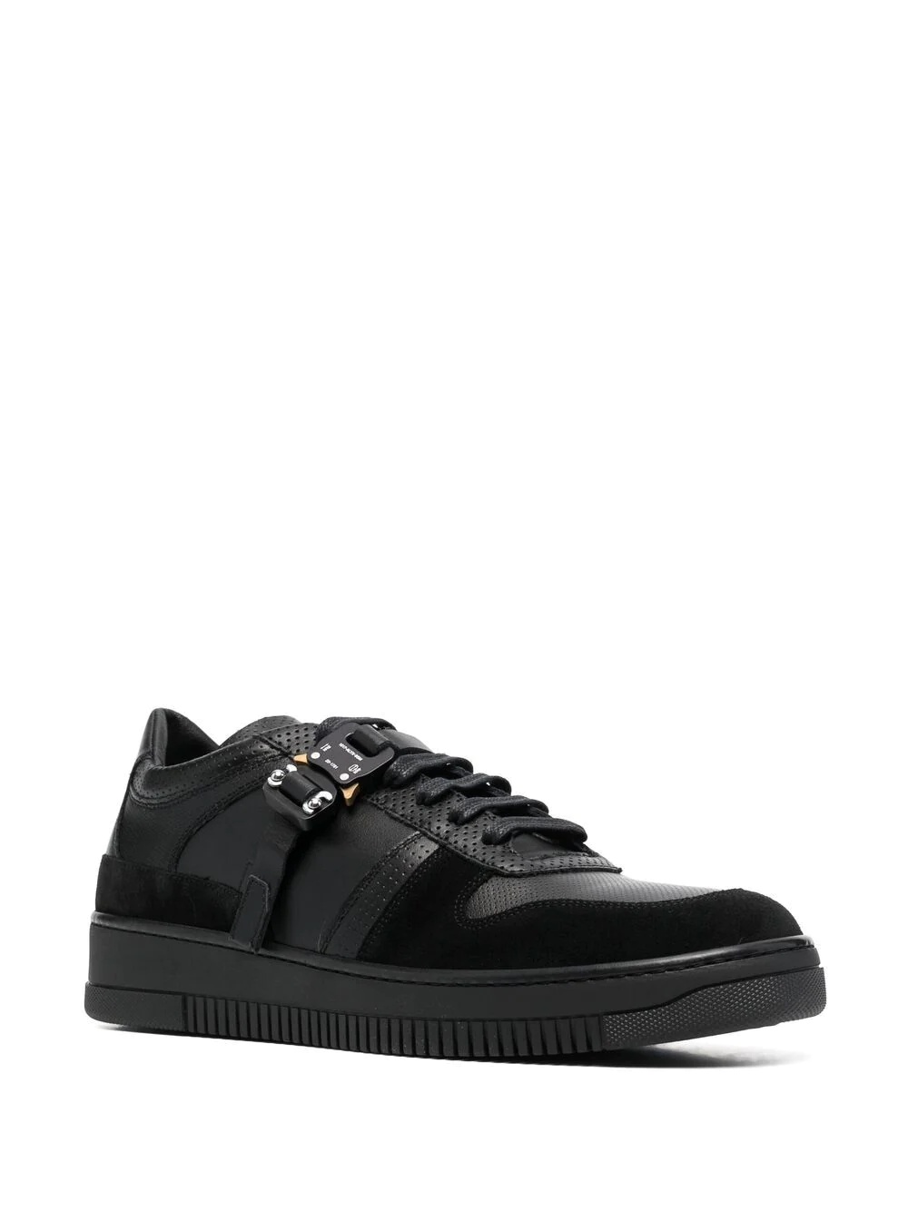 buckle-fastening low-top sneakers - 2