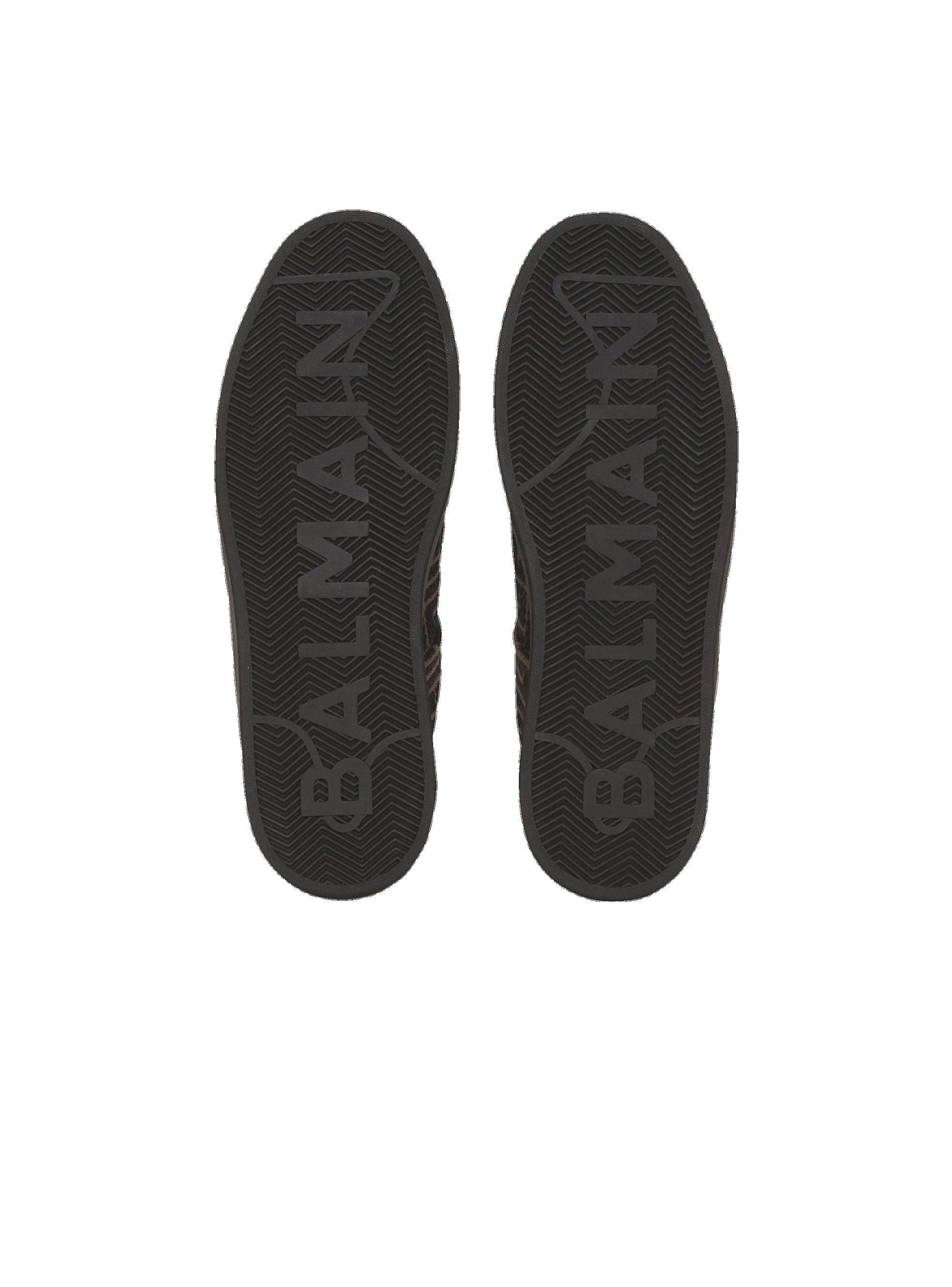 Monogram jacquard B-Court sneakers - 4