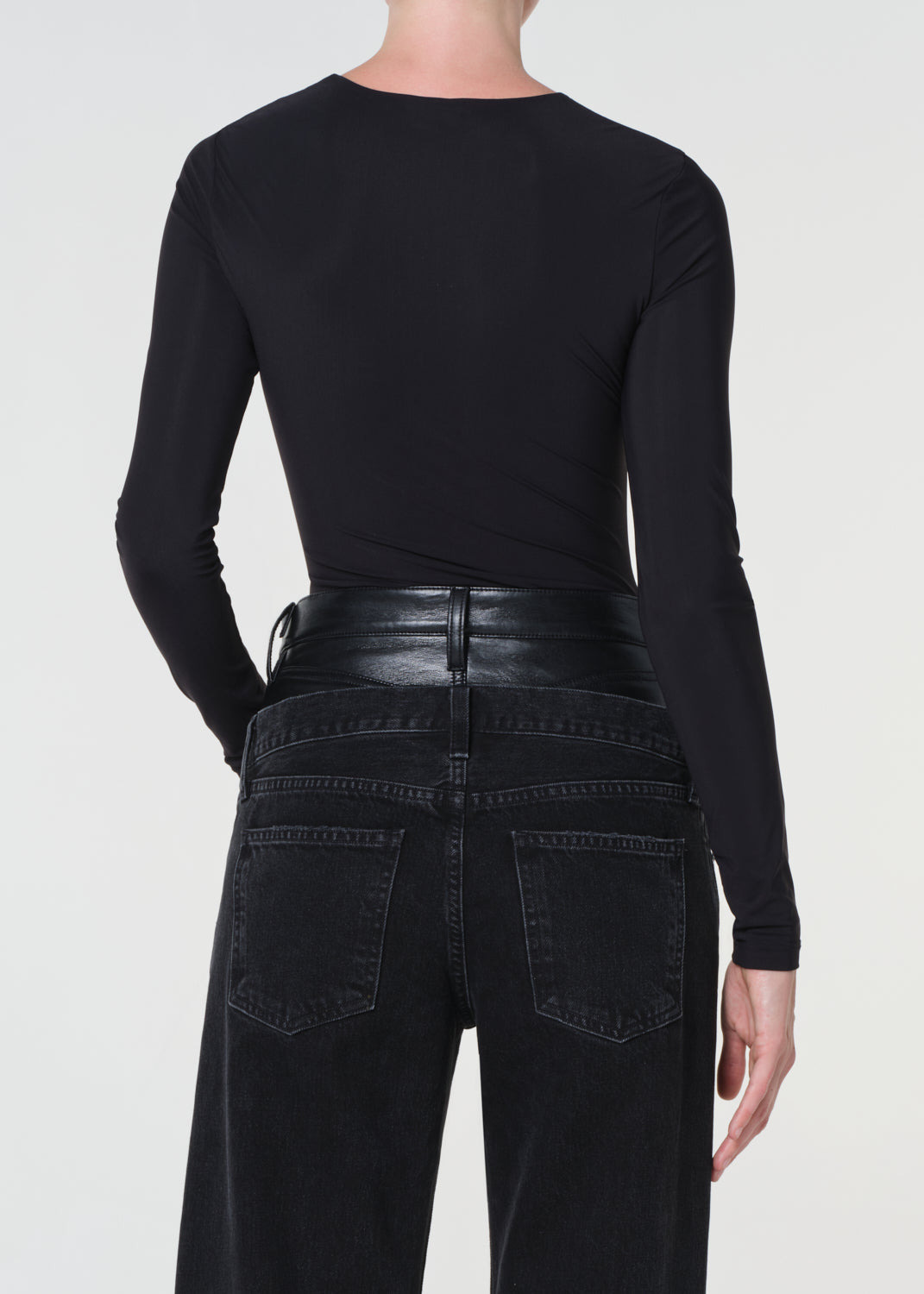 CLEM BODYSUIT IN BLACK - 2