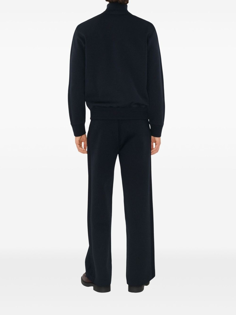 logo-embroidered sport jacket 4