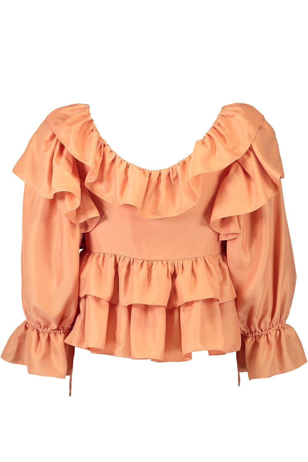 Cropped Ruffle Top - 5